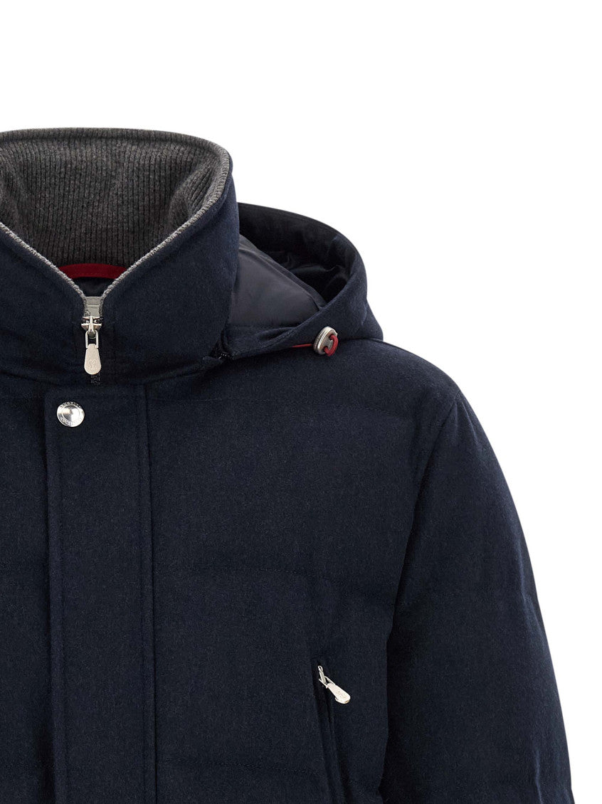 Dark Blue Hood Jacket 4