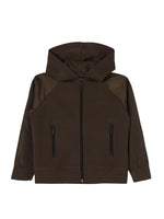 Boys Brown Hood Jacket 1