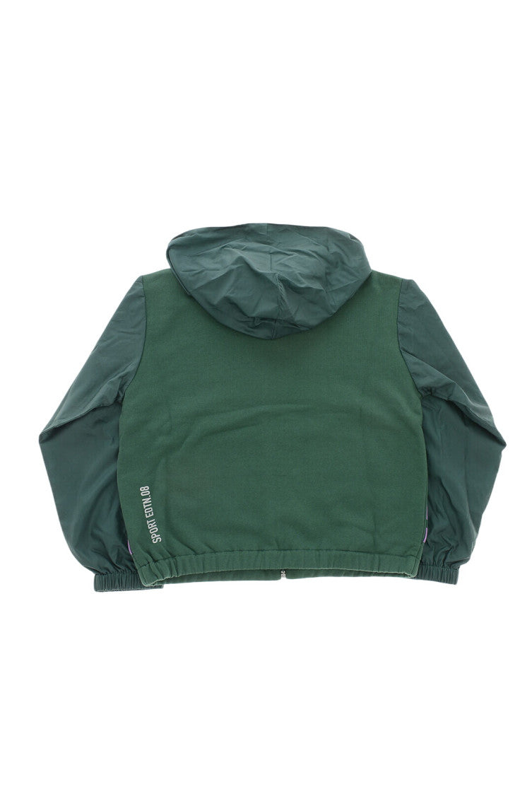 Boys Green Graphic Jacket 2