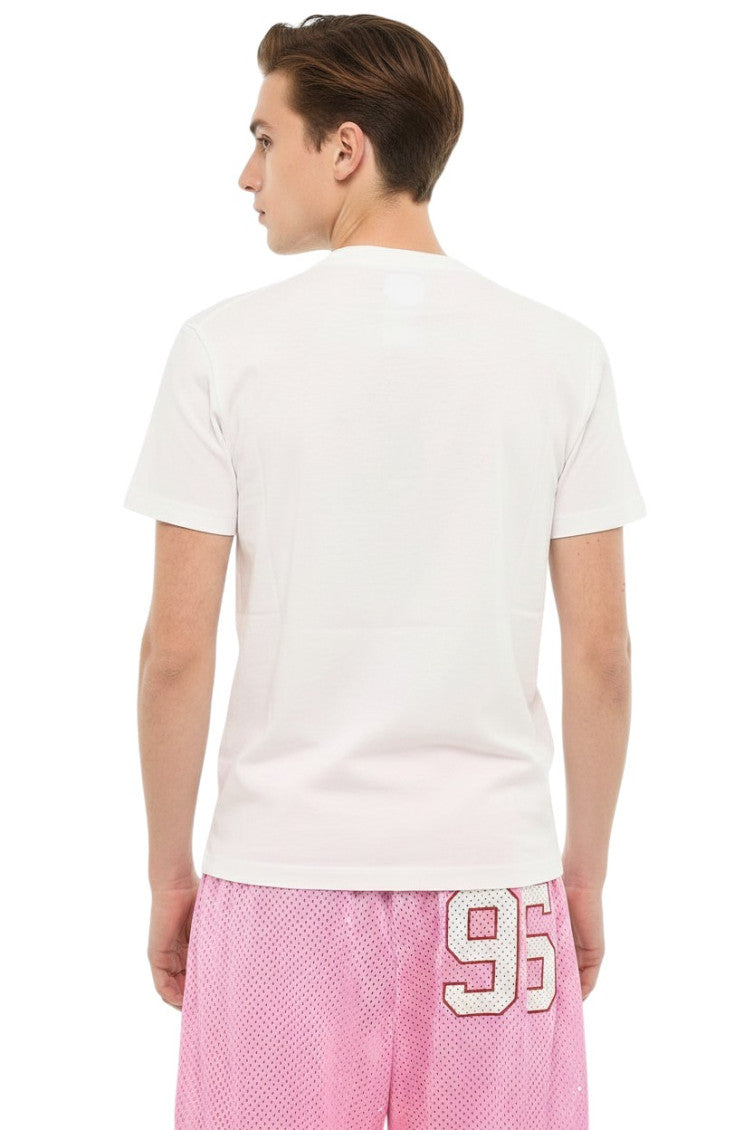 White Crew Neck T-Shirt 2