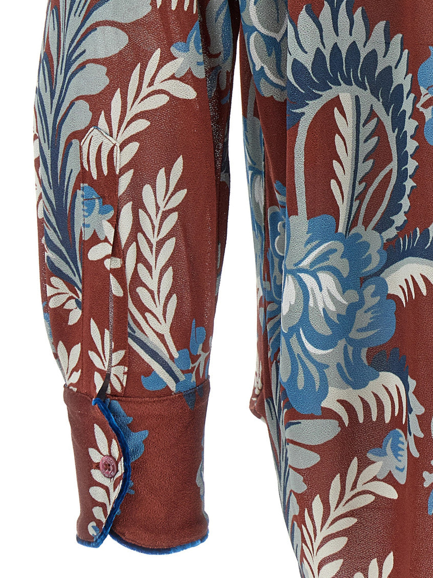 Multicolor Floral foliage shirt 4