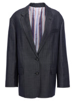 Blue 'Pegaso' single-breasted blazer 1