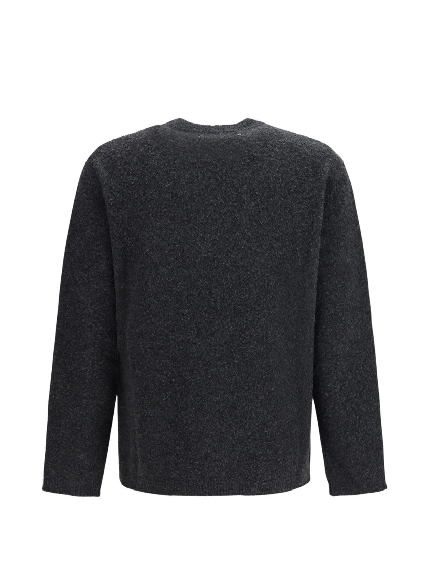 Dark Grey Crew Neck Sweater 2