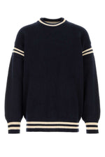 Navy Blue Stripes Sweater 1