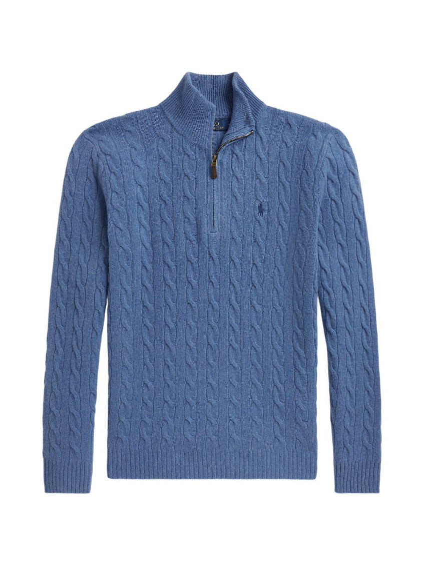 Blue Zip-Up Sweater 1