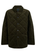 Green Quilted Relaxed Jacket 1