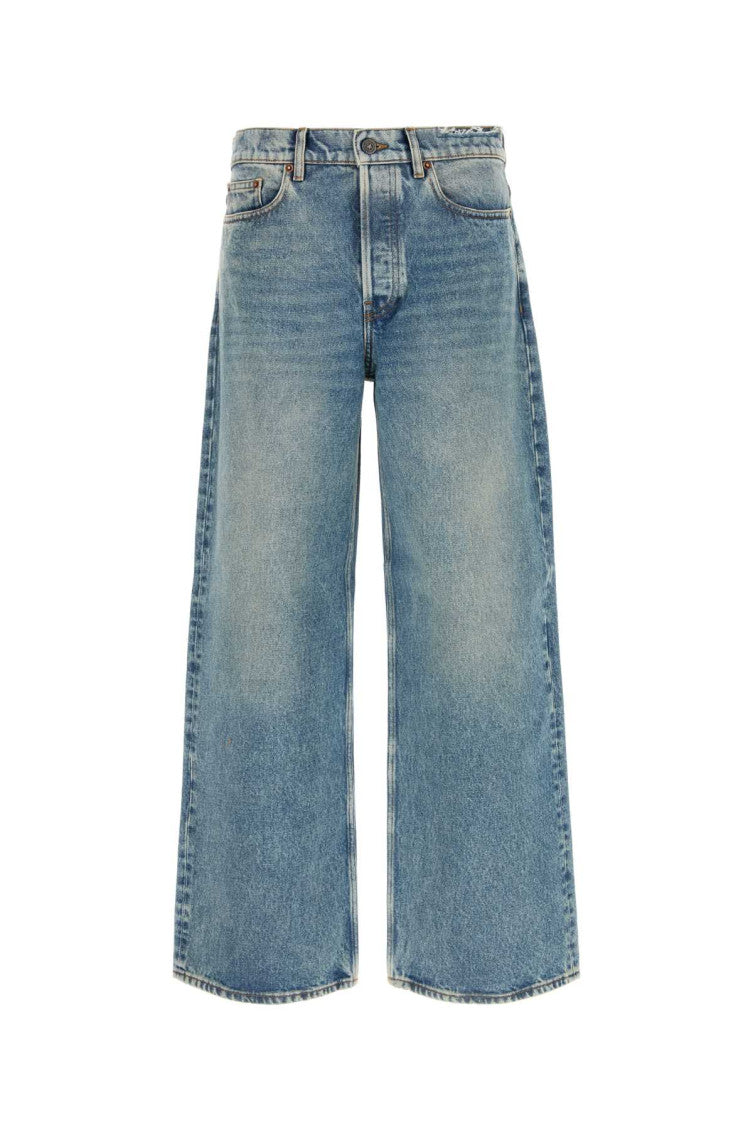 Blue Mid Rise Jeans 1