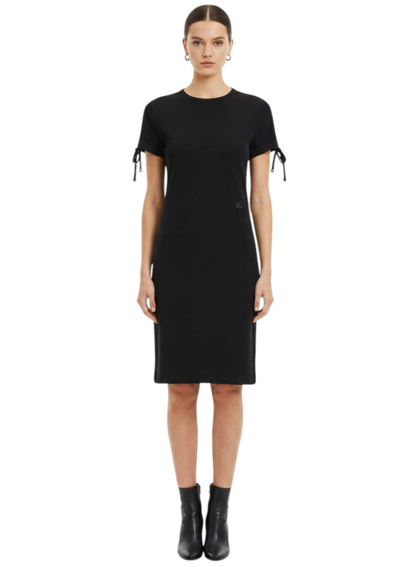 Black Crew Neck Mini Dress 3