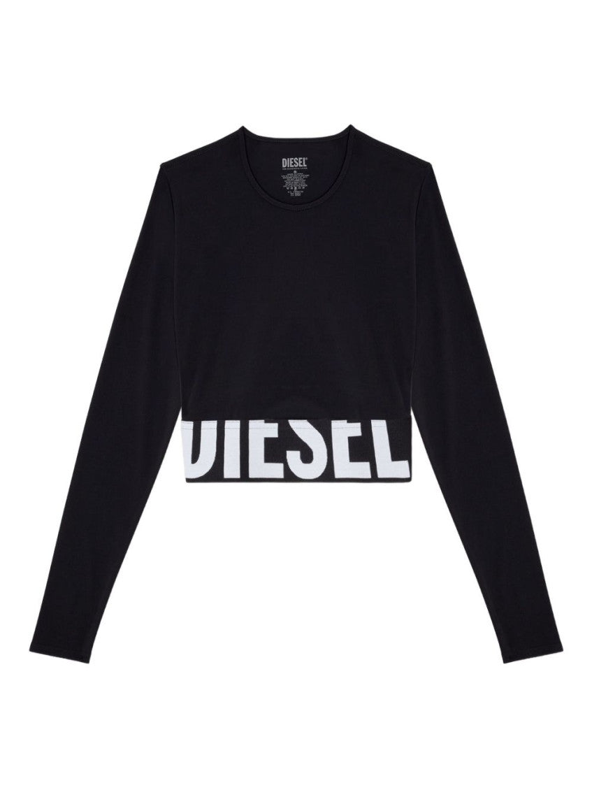 Black Logo Crew Neck Sweater 1