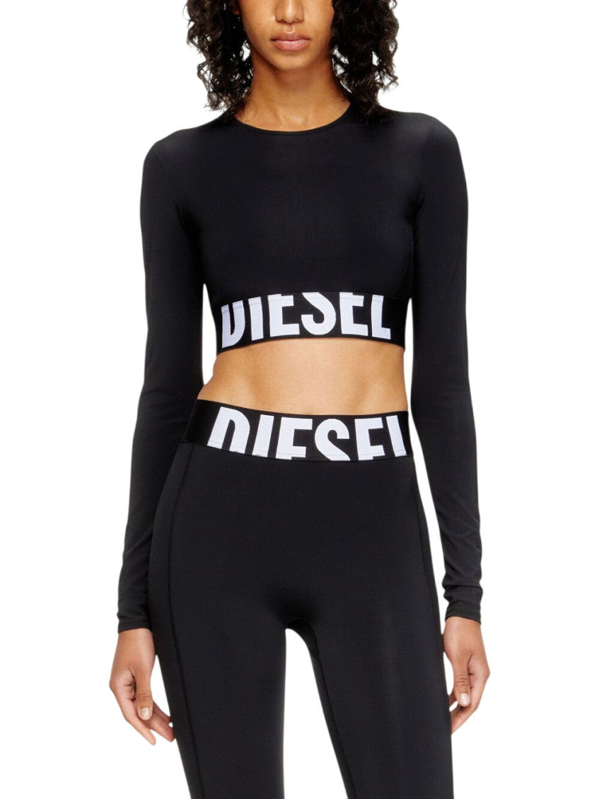 Black Logo Crew Neck Sweater 2