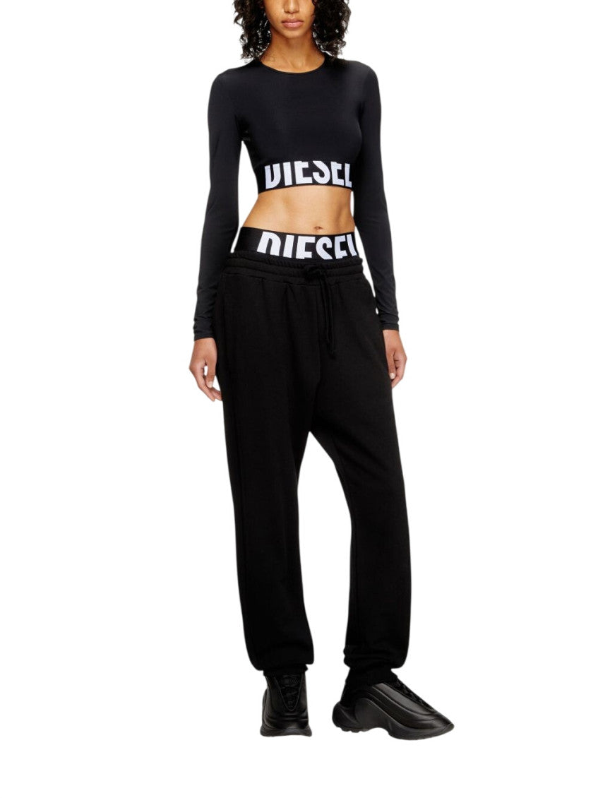 Black Logo Crew Neck Sweater 4