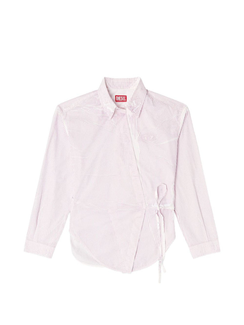 Pink Regular Stripes Shirt 1