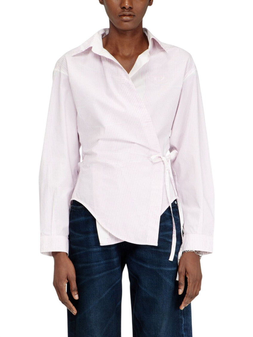Pink Regular Stripes Shirt 2
