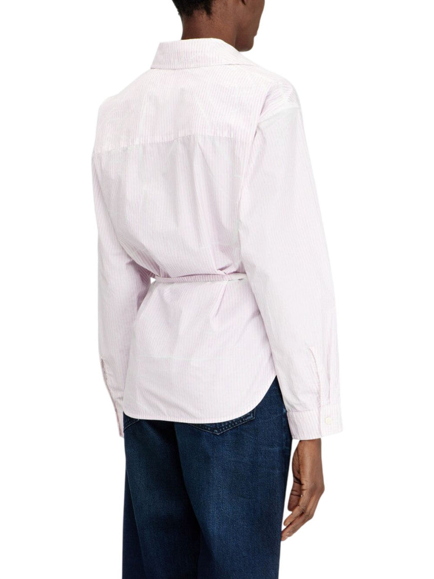 Pink Regular Stripes Shirt 3
