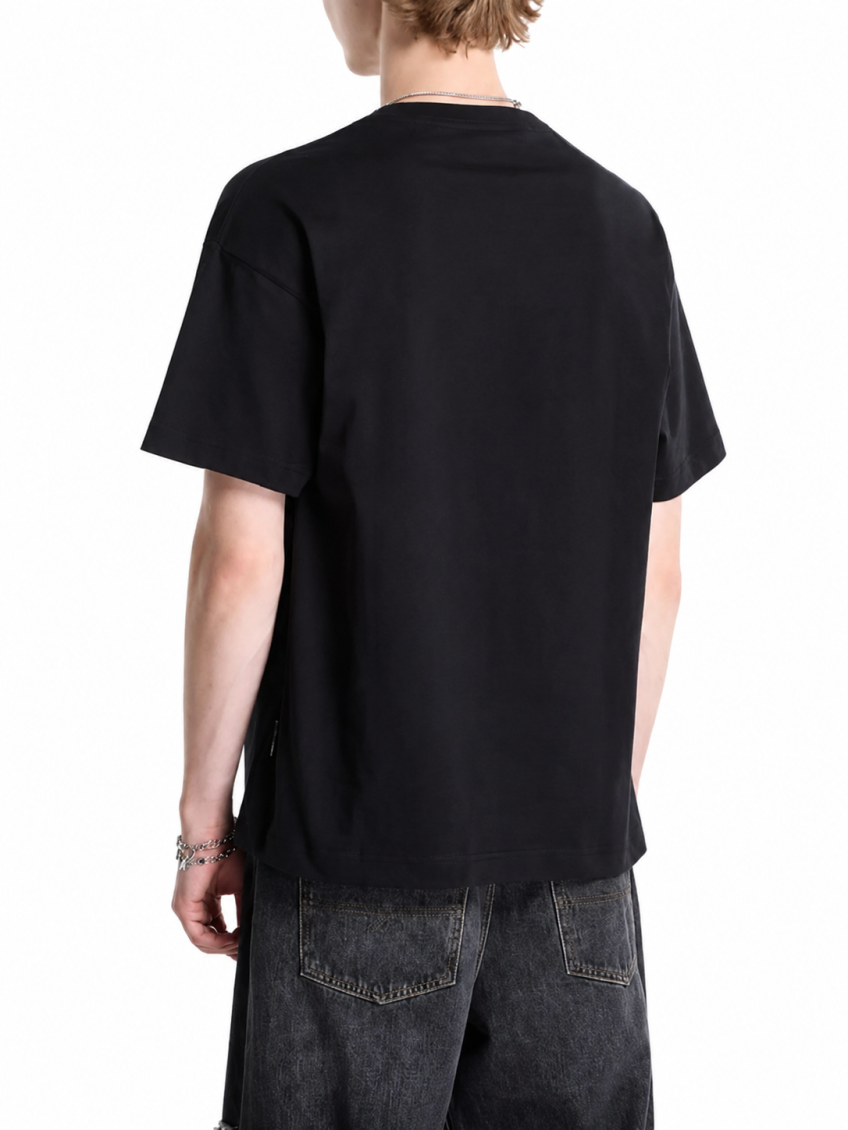 Black Pack Of 3 Crew Neck T-Shirt 5