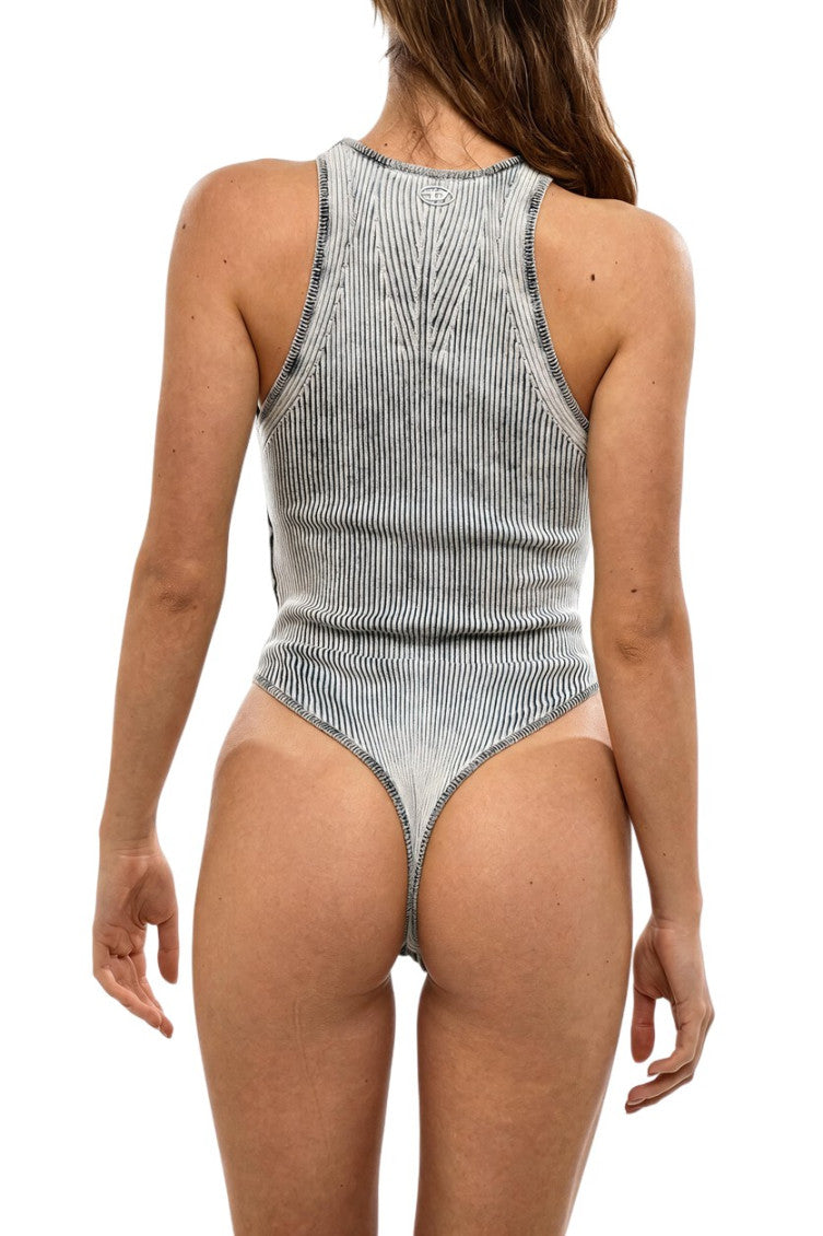 Grey Stripes Swimwear 2