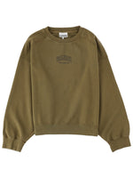 Green Logo Crew Neck Sweatshirt 1