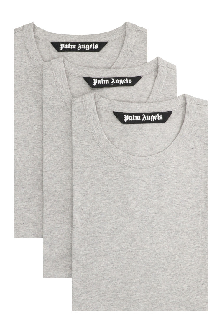 Light Grey Pack Of 3 Solid T-Shirt 1