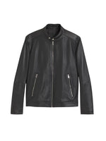 Black Mandarin Collar Jacket 1