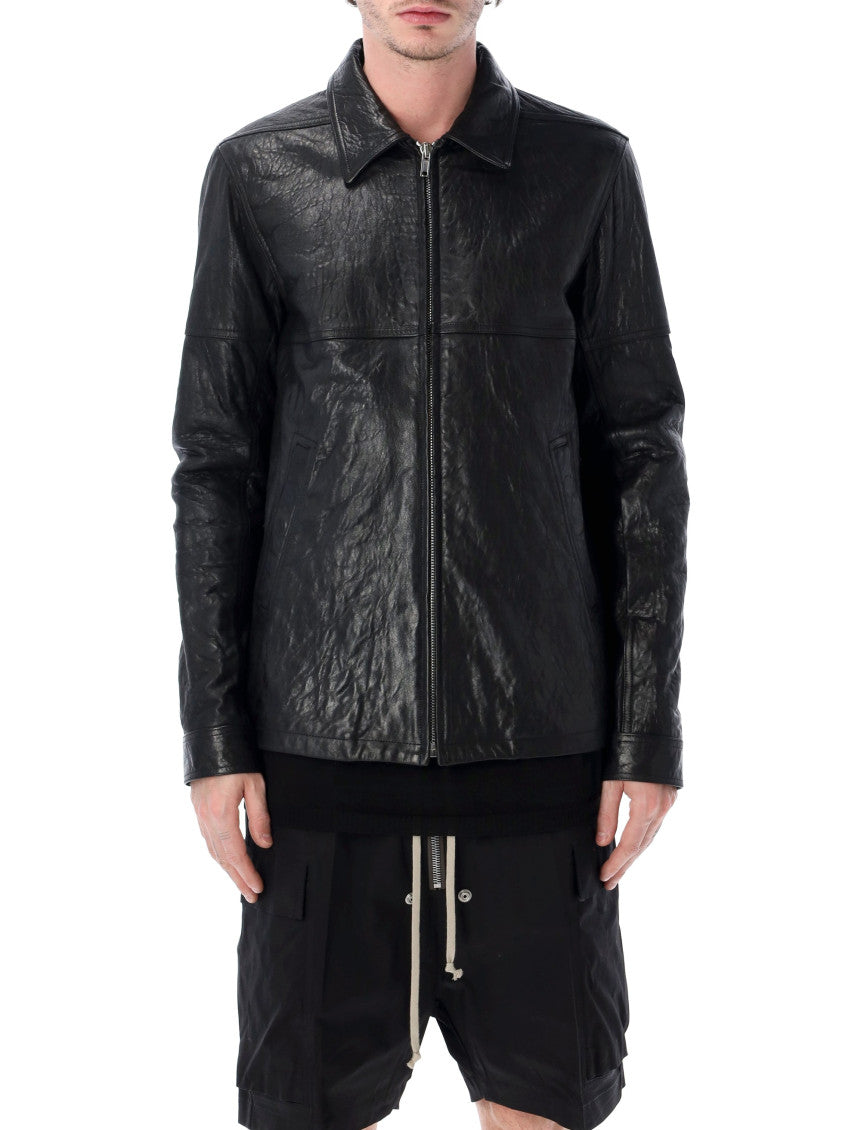 Black Shirt Collar Jacket 1