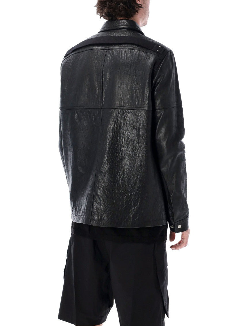 Black Shirt Collar Jacket 2