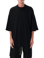 Black Solid Crew Neck T-Shirt 1