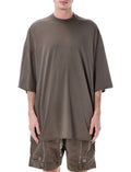 Taupe Oversized Solid T-Shirt 1