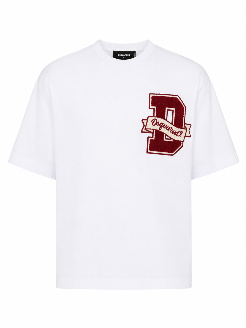 White Crew Neck T-Shirt 1