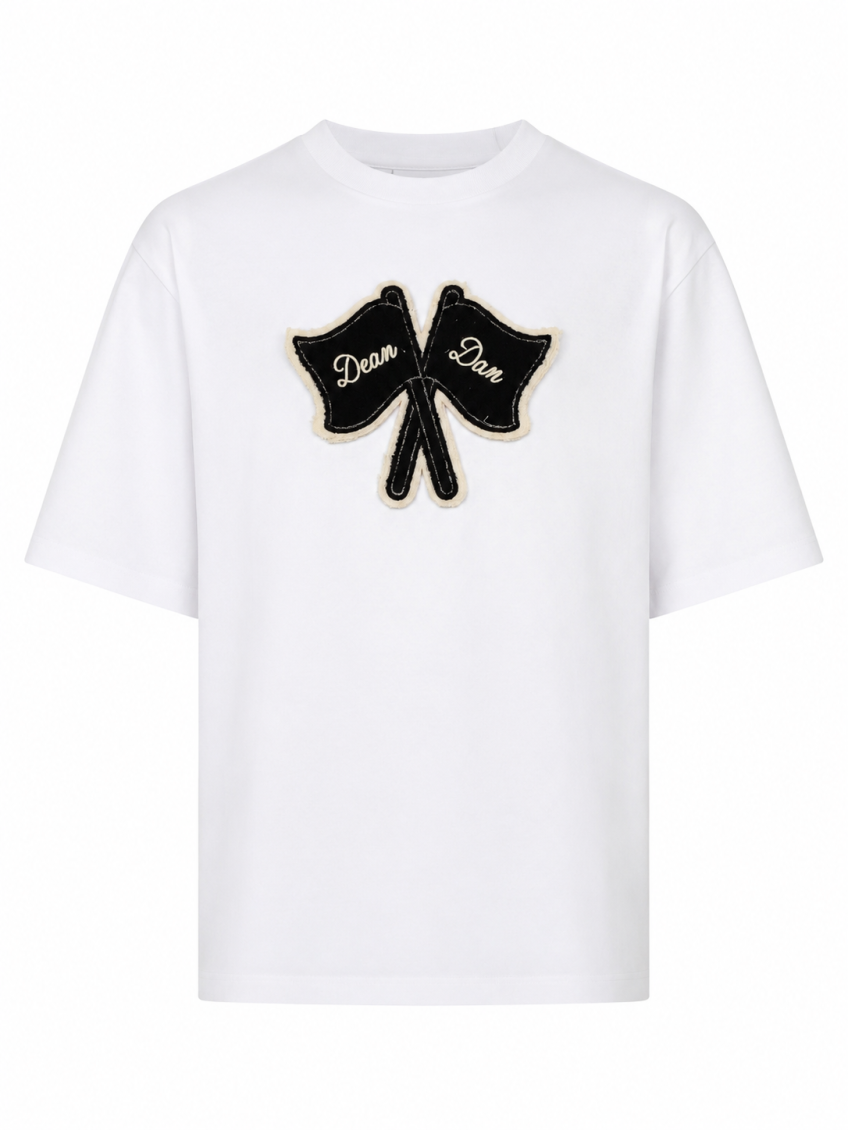 White Crew Neck T-Shirt 1