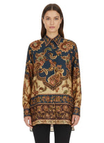 Multicolor Loose Printed Shirt 1