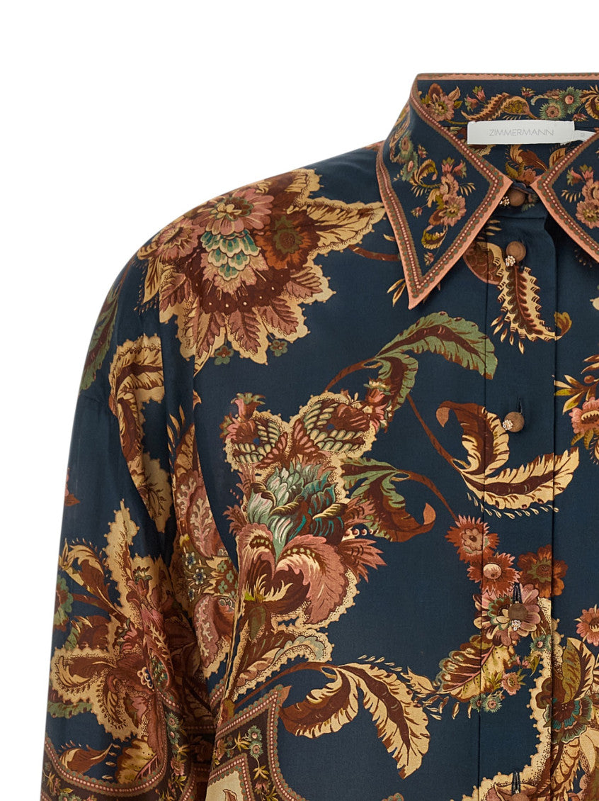 Multicolor Loose Printed Shirt 3