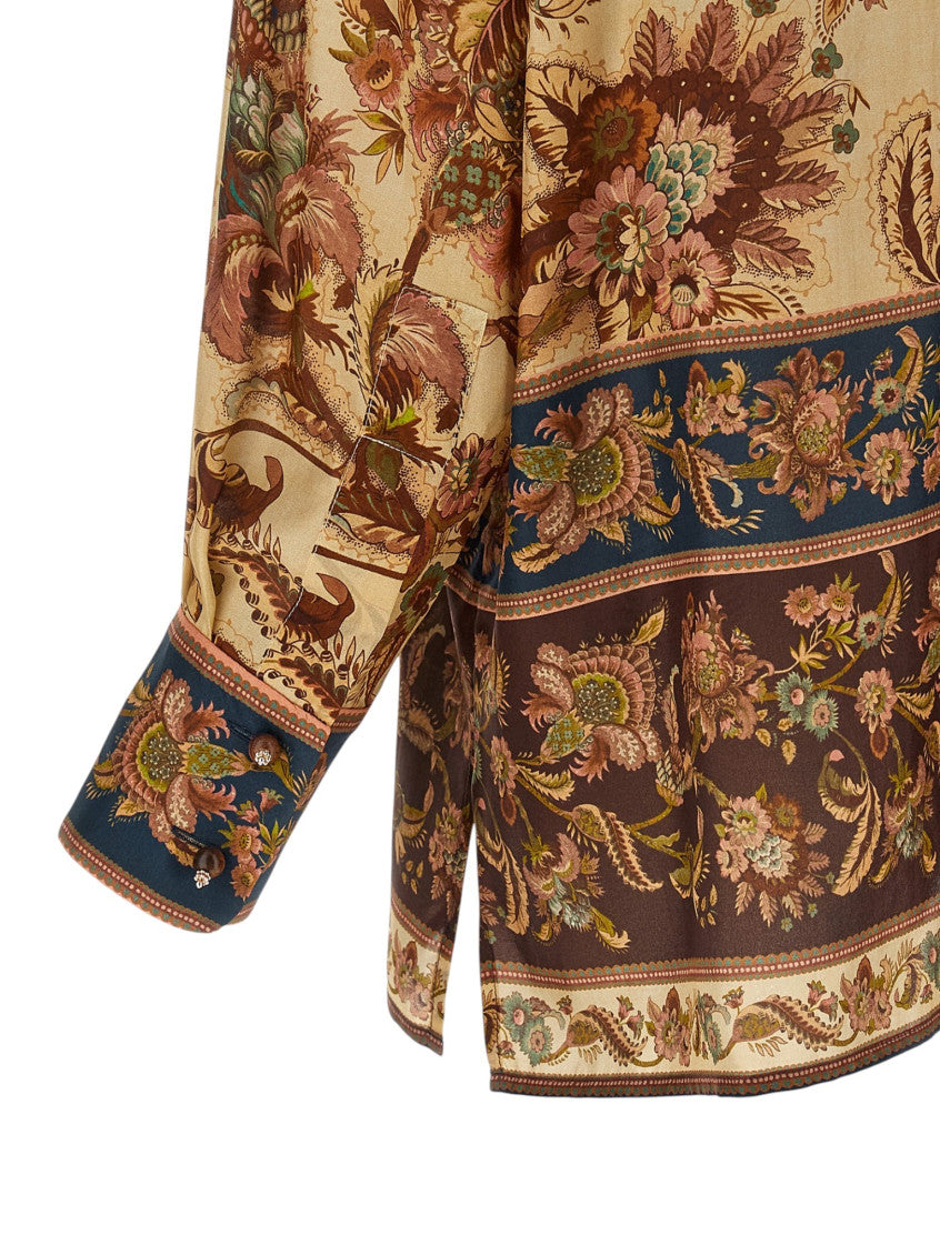 Multicolor Loose Printed Shirt 4