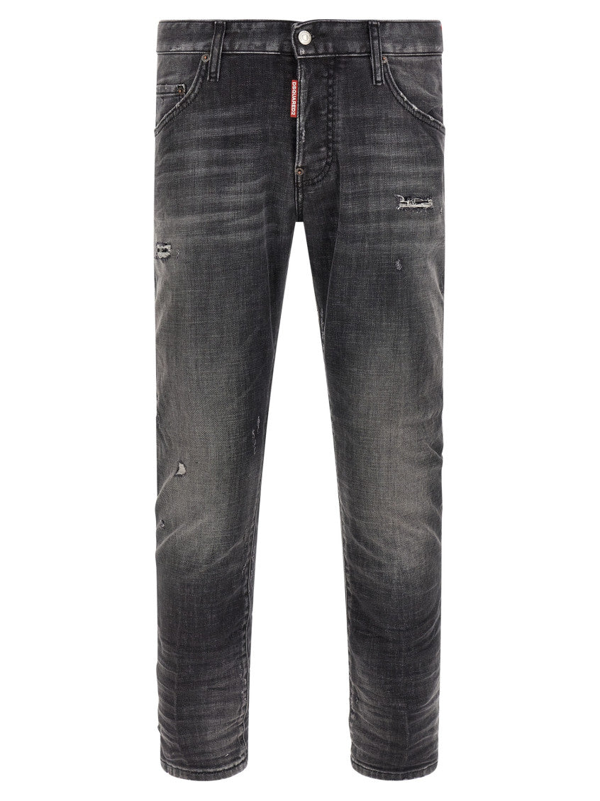Black Mid Rise Jeans 1
