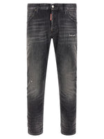 Black Mid Rise Jeans 1