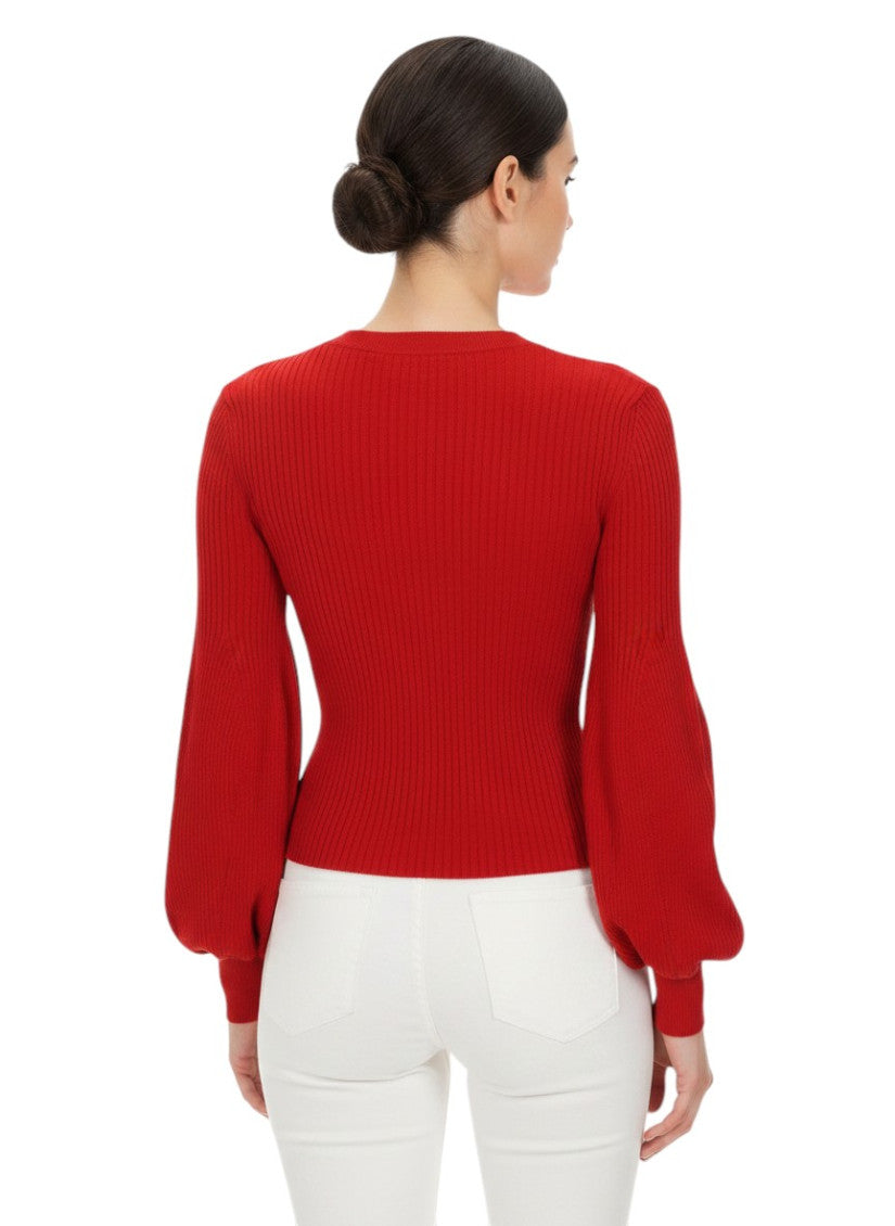 Multicolor Knitted Crew Neck Sweater 2