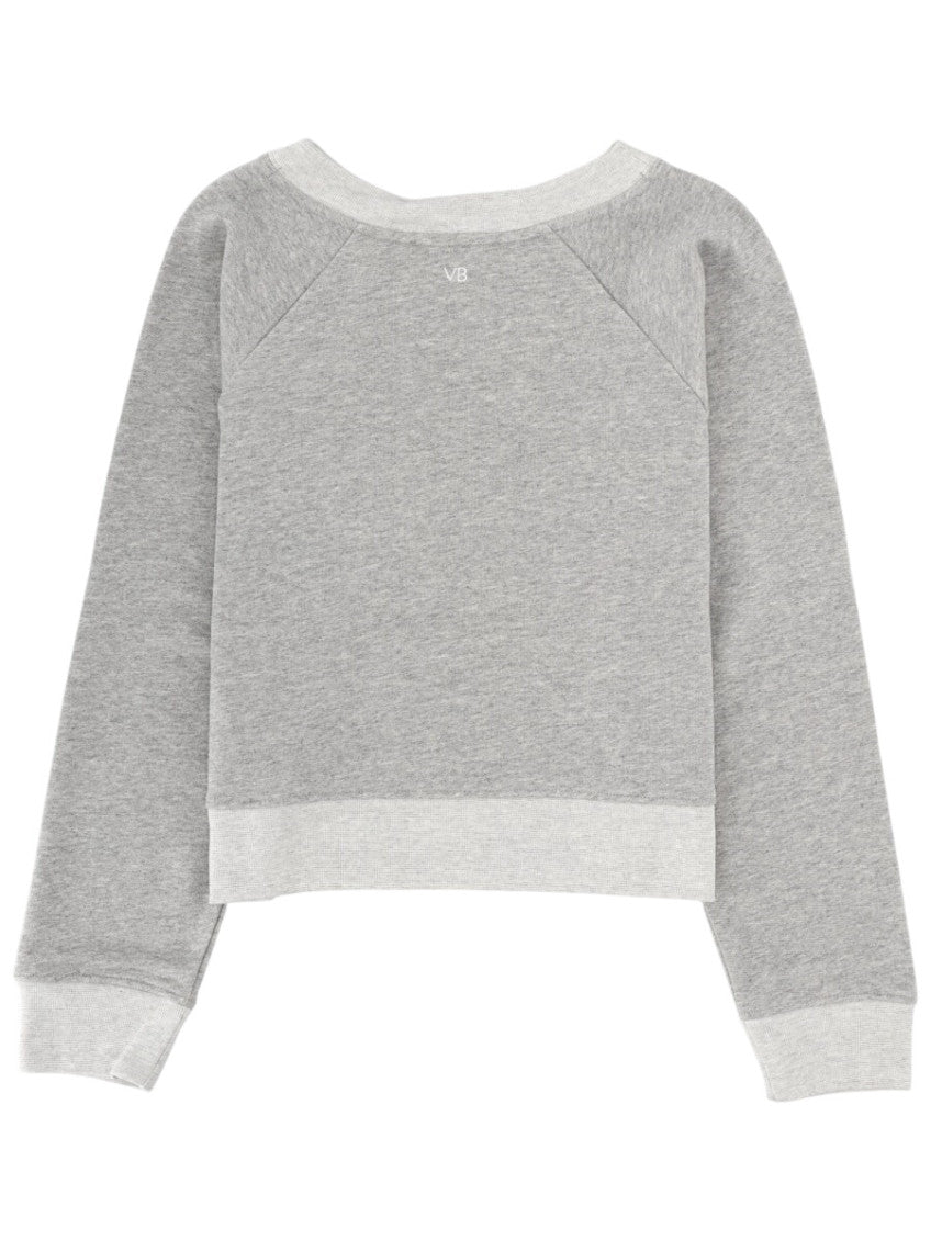 Grey Graphic Crew Neck Sweatshirt 2