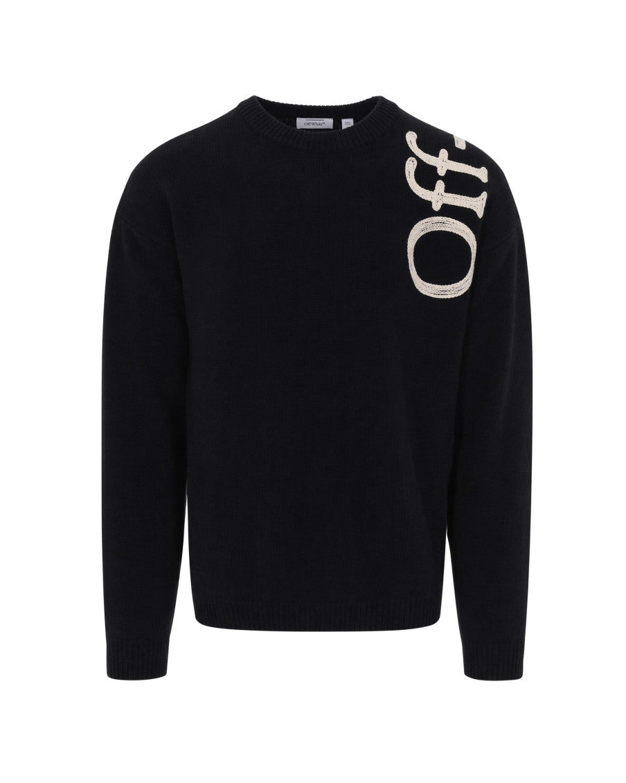 Black Crew Neck Sweater 1