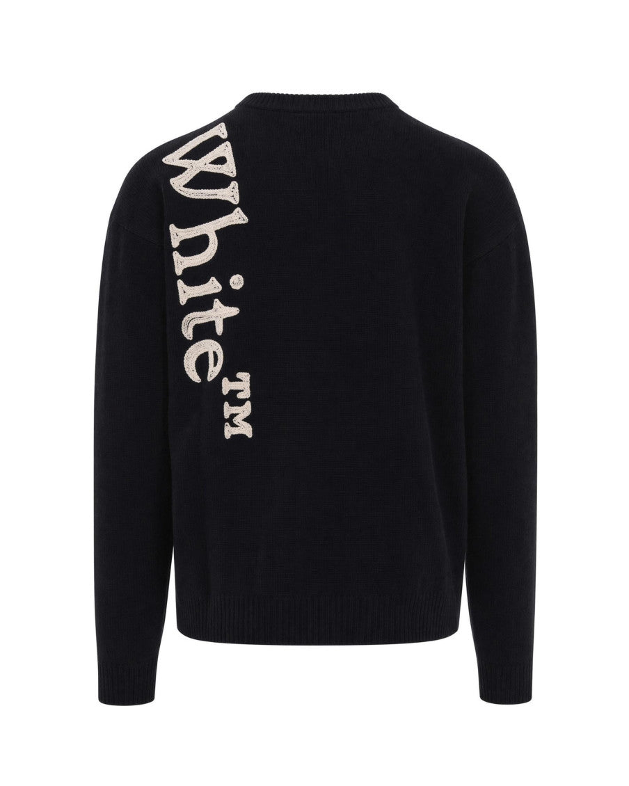 Black Crew Neck Sweater 2
