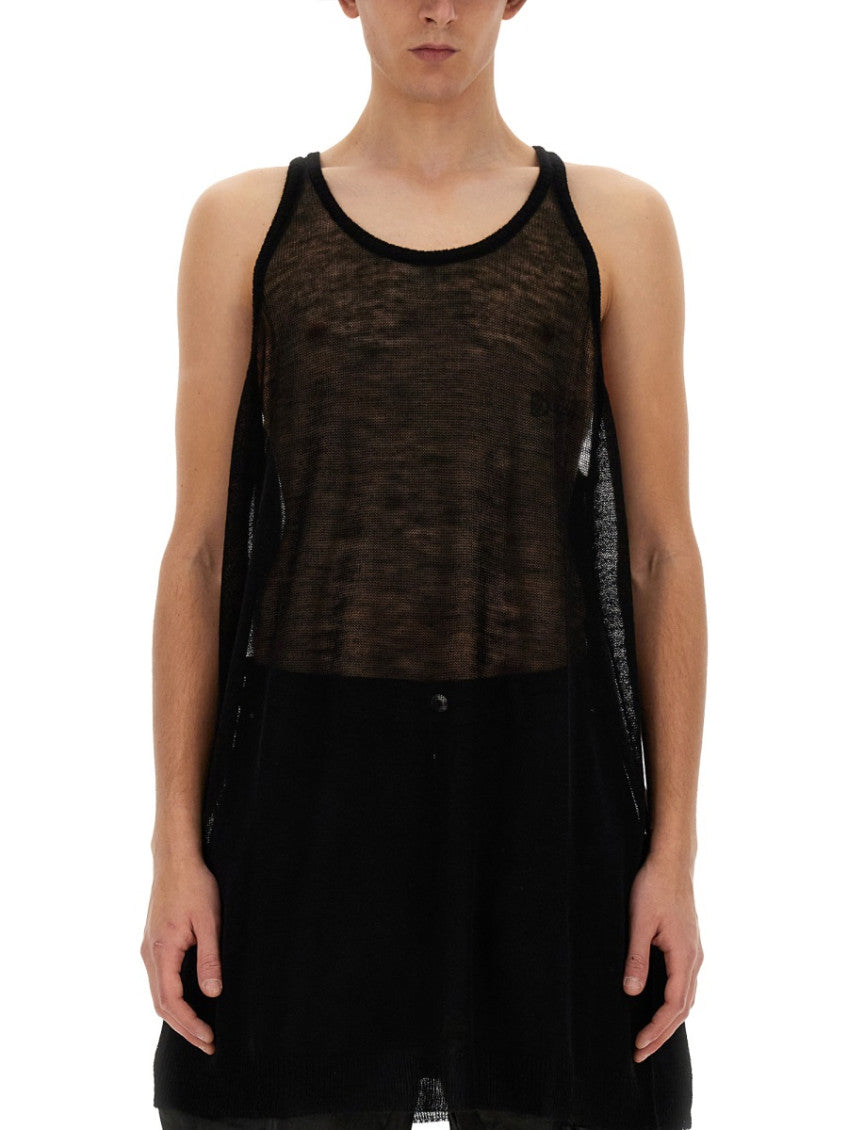 Black Round Neck Tank Top 2