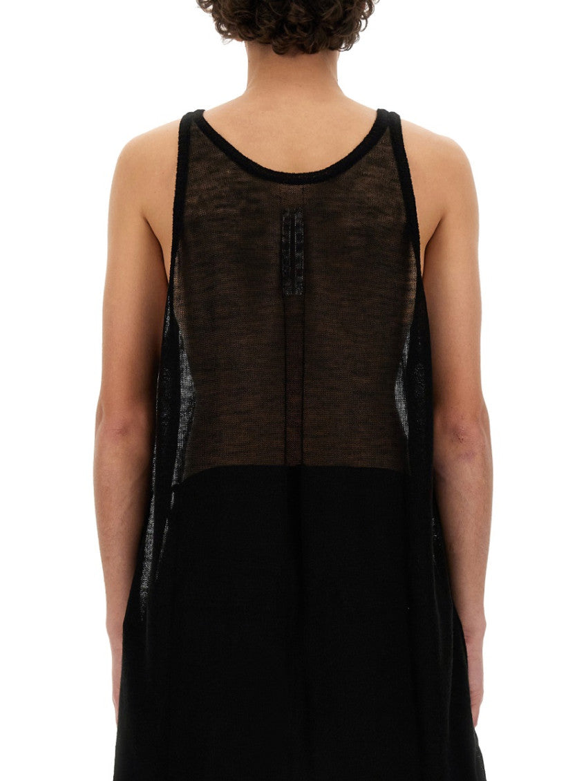 Black Round Neck Tank Top 3