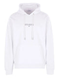 White Printed Regular Hoodie 1