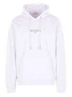 White Printed Regular Hoodie 1
