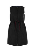 Black Round Neck Mini Dress 1