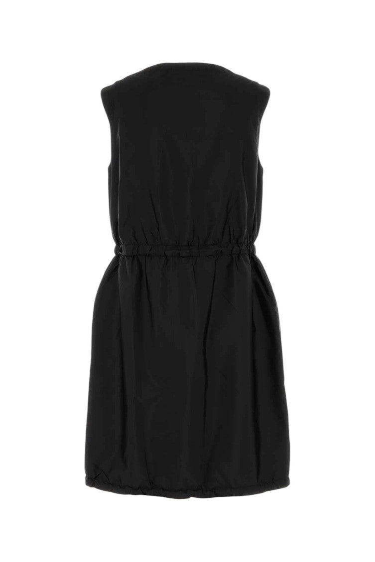 Black Round Neck Mini Dress 2