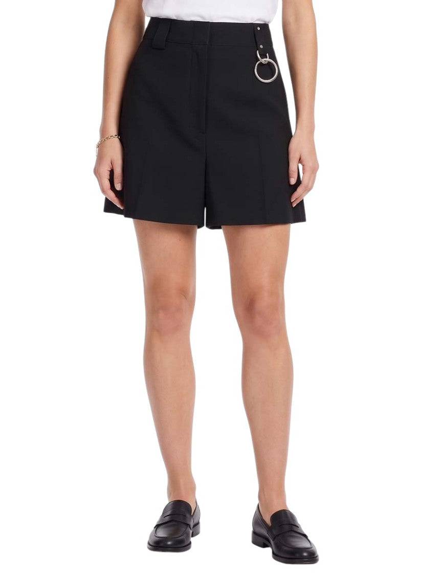 Black Solid Mini Skirt 3