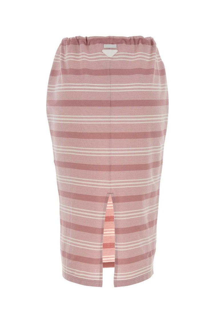 Multicolor Stripes None Skirt 2
