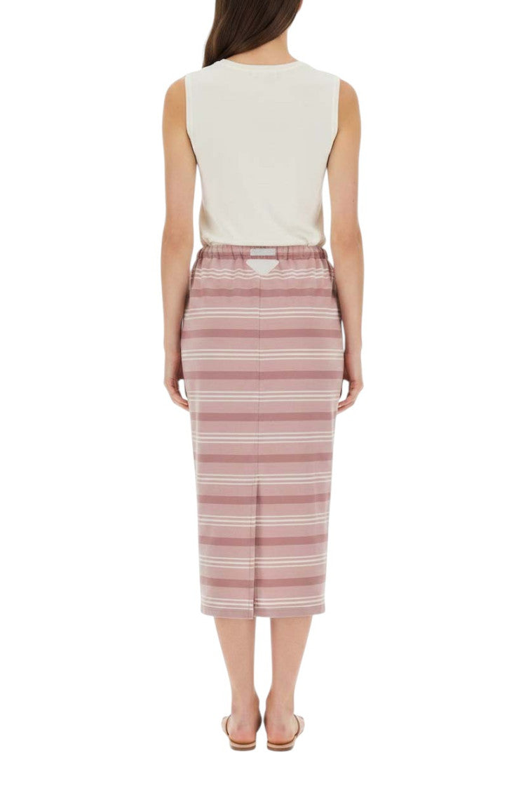 Multicolor Stripes None Skirt 4