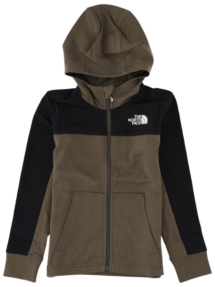 Boys Green Color Block Sweatshirt 1