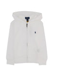 White ZIPPER HOODIE 1