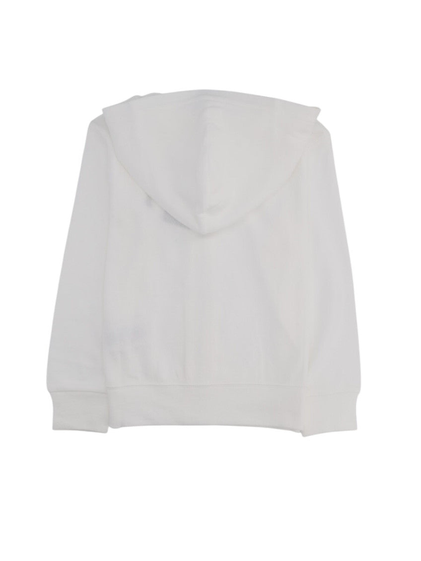 White ZIPPER HOODIE 2
